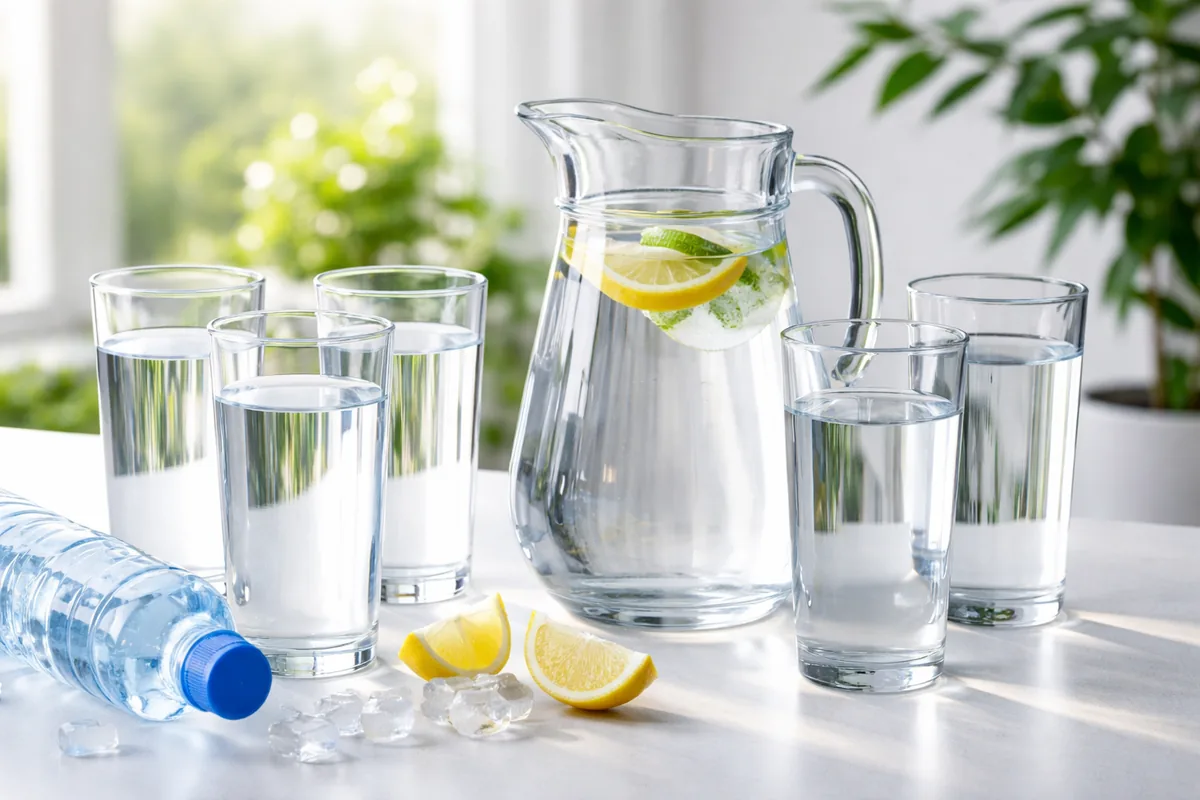 Combien de litres d'eau faut-il boire par semaine